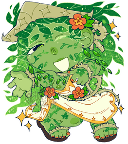 Unshaded chibi design (oc)