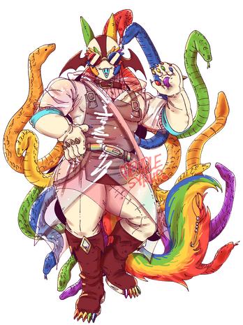 Shaded fullbody (oc, dnd)