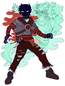 Unshaded fullbody design (gift, dnd)